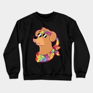 Hippie Dog Crewneck Sweatshirt